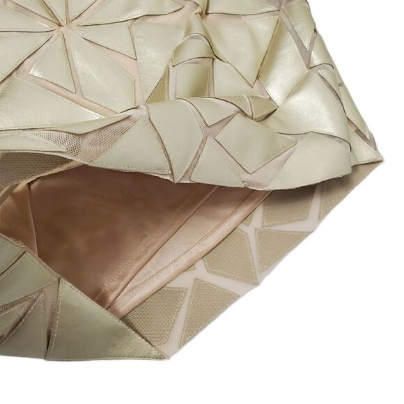 Aidan Mattox Geometric Applique Tulle Sheath Dress - Picture 10 of 14